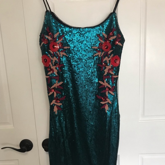 NWOT Guess sequin mini dress - Picture 5 of 5